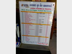 Cambodia, Buses in Kep, Schedule and prices from Anna tour