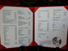 Prices in Chile in restaurants, Drinks in a restaurant 