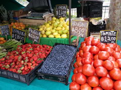 Food prices in Chile, berries and vegetables 