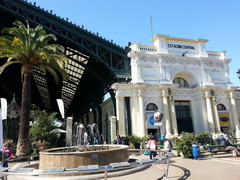 Transportation in  in SanitagoChile Santiago, Railway Station  