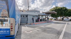 Transport of Cyprus, Central bus stop near the archaeological park and the Paphos embankment