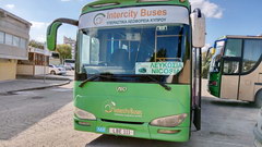 Cyprus Transport, example of an intercity bus