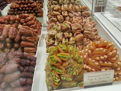 Souvenirs in Dubai, apricots stuffed