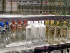 Estonian ferry Silja Line, Vodka in the Duty Free Silja Line