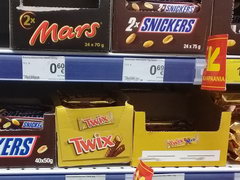 Food prices in Estonia, Chocolate bars