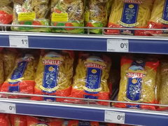 Food prices in Estonia, Pasta prices