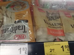 Food prices in Estonia, frozen dumplings