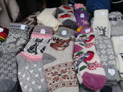 Prices for souvenirs in Tallinn, Woolen socks