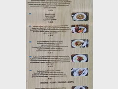 Prices in Tallinn in restaurants, Traditional Estonian dishes