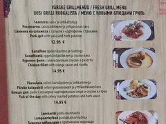 Prices in Tallinn in restaurants, Grilled dishes