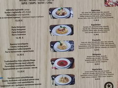 Prices in Tallinn in restaurants, Pizza and pasta