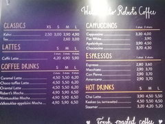 Цены в кафе в Хельсинки в Финляндии, Кофе в кофейне
