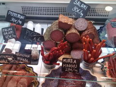 Grocery prices in Helsinki, Salami on the market