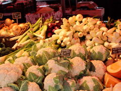 Prices on the market on the waterfront of Helsinki, Various vegetables