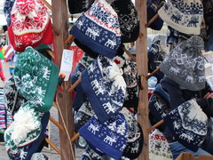 Souvenirs in Helsinki in Finland, Knitted hats