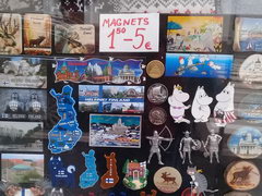 Souvenir prices in Helsinki in Finland, Souvenir magnets