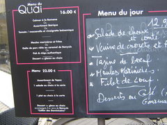 Food prices in France, Business lunch at a cafe