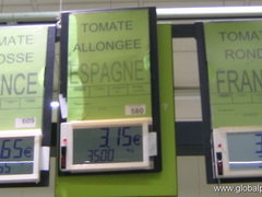Prices in France, Various tomatoes