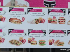 Prices in France, Burgers in kebab cafe