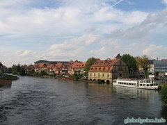 Photos of Bavarian towns, Regnitz river