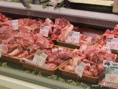 Hong Kong, grocery prices, Meat, prices per pound