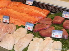 Hong Kong, grocery prices, Imported fish at supermarket (per pound)