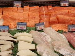Продукты в Гонконге, Цены на свежую импортную рыбу