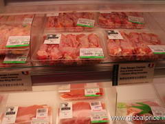 Hong Kong, food prices in a grocery, Prices for chicken