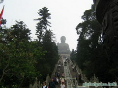 Hong Kong sights, Big Buddha in the fog