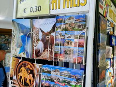 Цены в Афинах в Греции на сувениры, Открытки