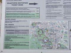 Prices in Athens in Greece, entertainment, Map of historical sites