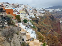 Prices in Santorini, Beautiful houses on the coast in Oia