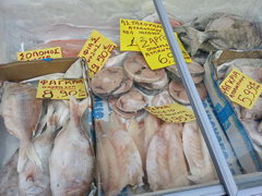 Цены в Афинах на продукты, Рыба мороженная