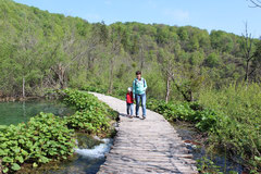 Plitvice Lakes in Croatia, Comfortable wooden paths 
