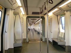 Delhi (India) metro,  subway car