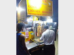Уличная еда в Индии, Куриная шаурма