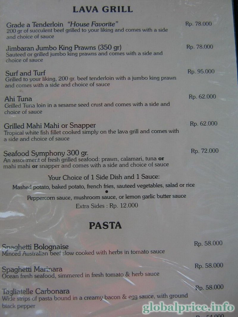 Protos For The Article Prices In Bali Eating In Cafes And Restaurants 