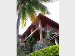 Indonesia, housing in Tuk Tuk, View from rooms