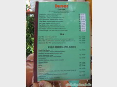 Food prices on Bali island, Prices at cafe