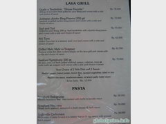 Food prices on Bali island, Prices at seafood restaurant
