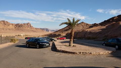 Car rental in Jordan, Parking near Wadi Rum