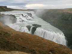 Sightseeing in Iceland, Gullfoss waterfall in Iceland
