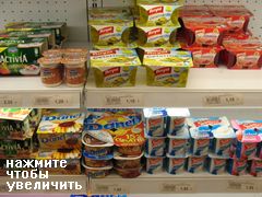 Цены на молочные продукты в Испании, Йогурты