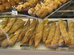 Prices at a cafe in Barcelona, Very tasty baked