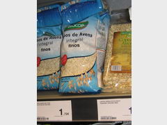 groceries prices in Barselona, Oatmeal