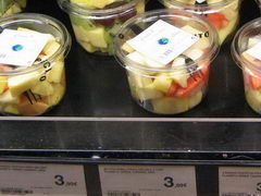 Цены на питание в Барселоне в Испании, Чищеные фрукты