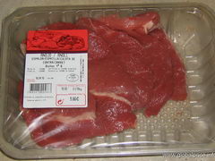 Цены на мясные продукты в Барселоне, Филе говядины