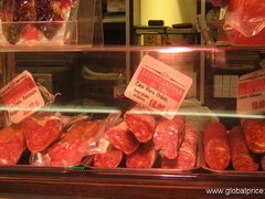 grocery store prices in Barselona, Smoked sausage