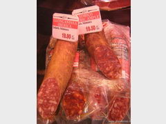 Grocery prices in Barselona, Salami