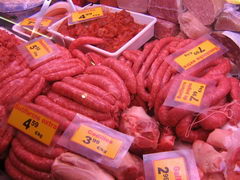 Цены на продукты на рынке в Барселоне, Каталонские колбаски